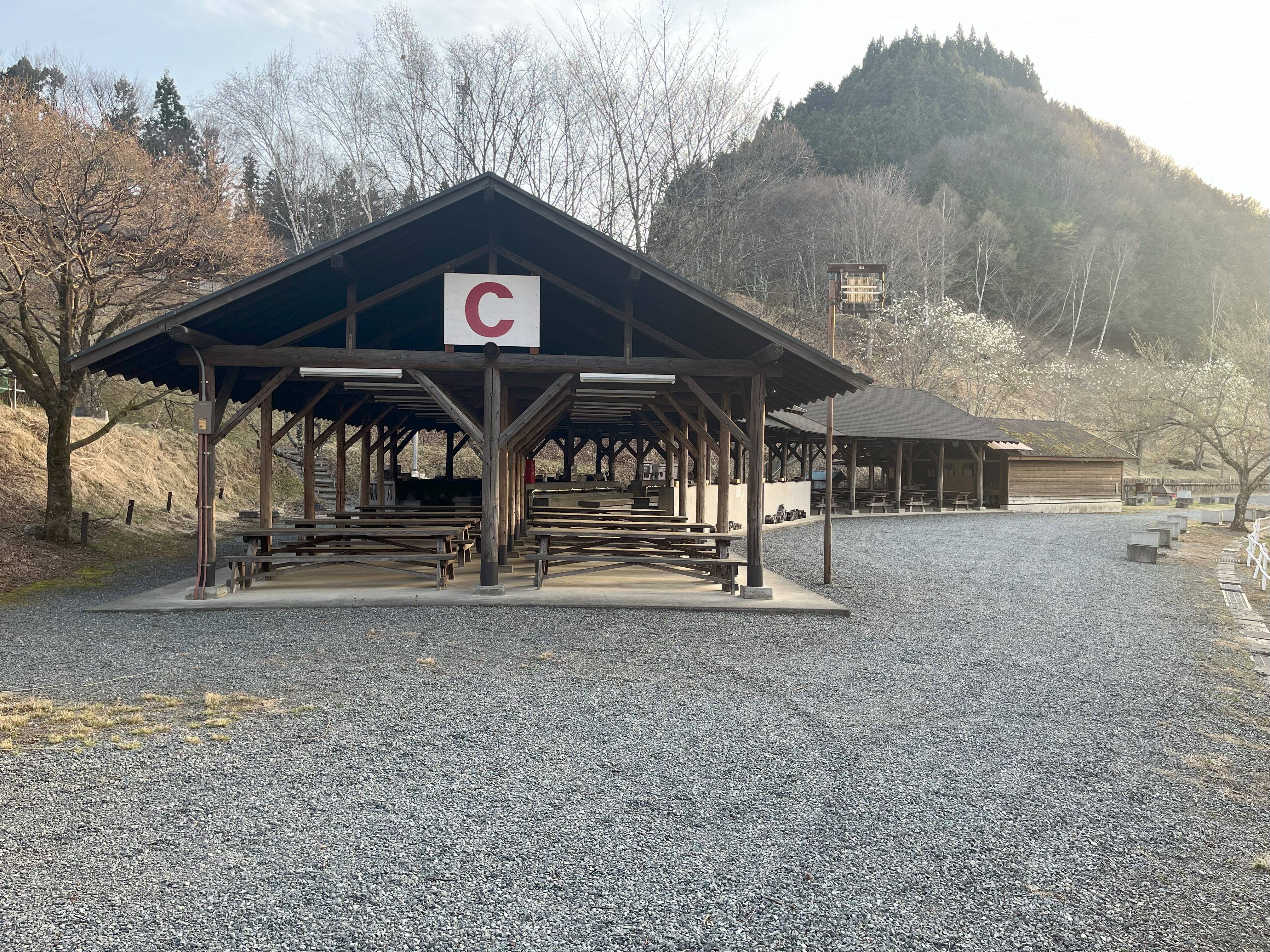 屋外炊事場